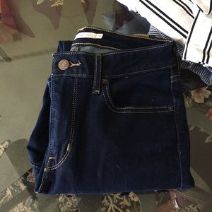 Dark wash high rise Levi’s